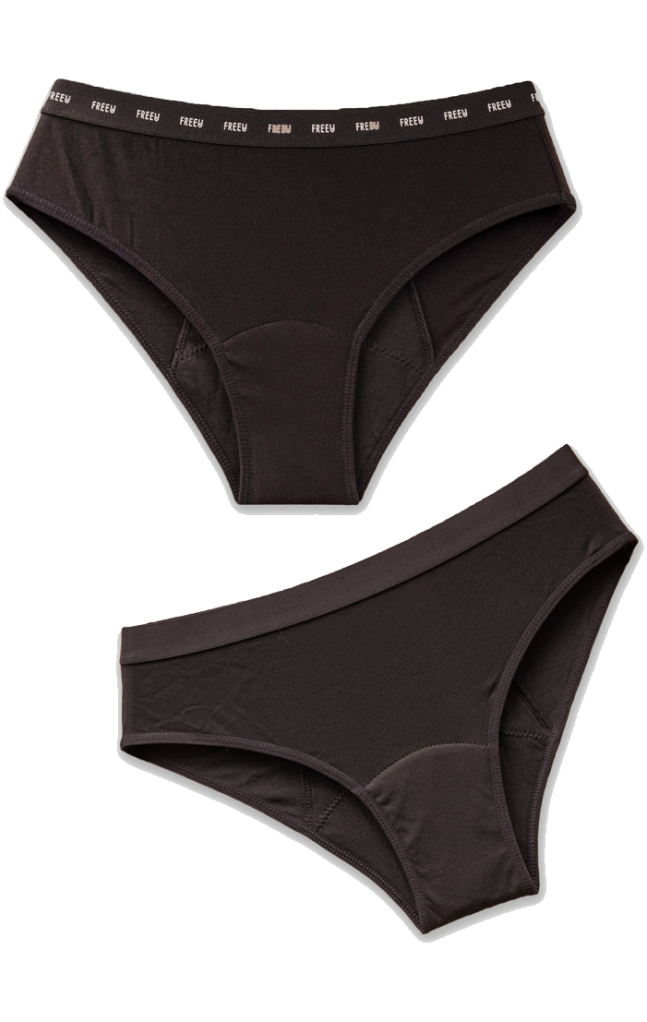 4-pack Cotton Bikini Briefs - Black - Ladies
